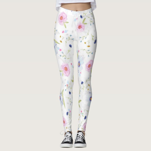 Legging Trendy de Flores (Frente)