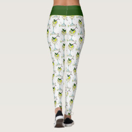 Legging Trendy Gin Lover Copktail Na moda Branco