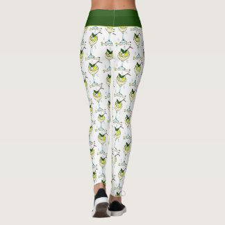 Legging Trendy Gin Lover Copktail Na moda Branco