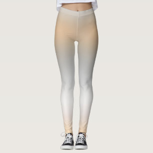 Legging Trendy Modelo Modern Elegant Cinza Laranja