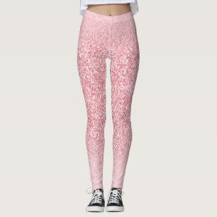 Legging Trendy Modern Elegant Rosa Dourada Modelo