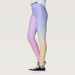 Legging Trendy Women's Bohemian Rainbow Leggings: Na moda