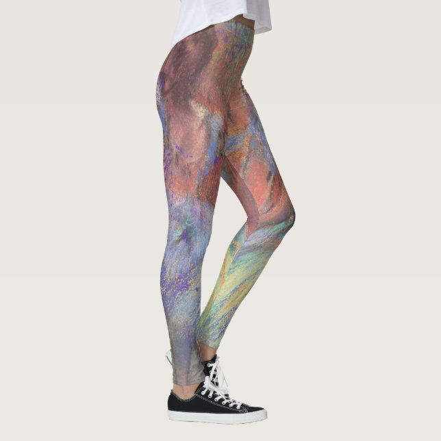 Legging Três Dançarinas de Edgar Degas, Arte de Balé Antig (Direita)