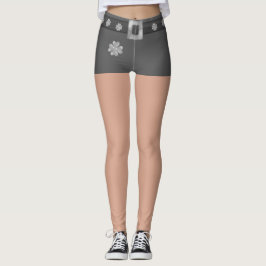 Legging Trevos de Prata da Moda