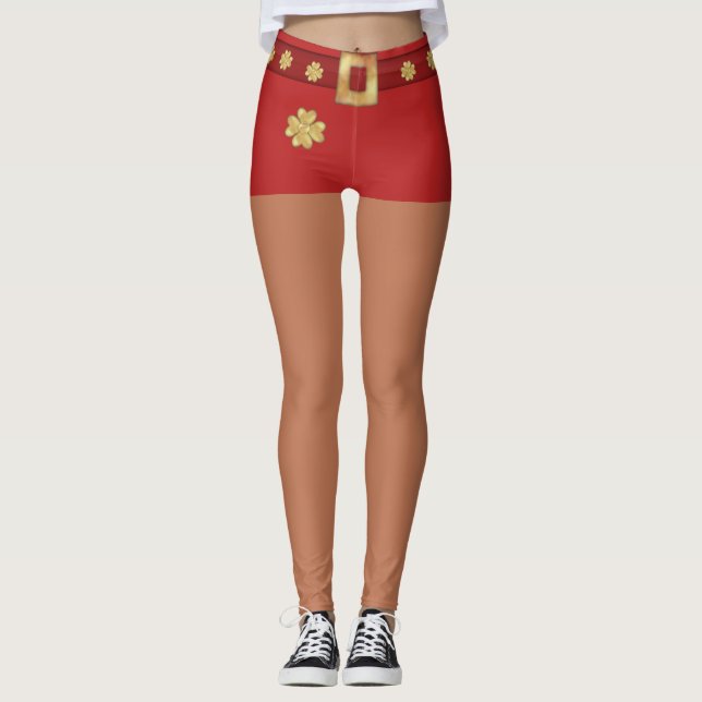 Legging Trevos Dourados da Moda (Frente)