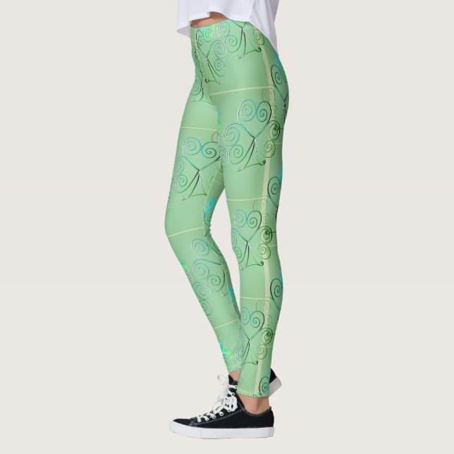 Legging Trevos Nebulosos  (Esquerda)
