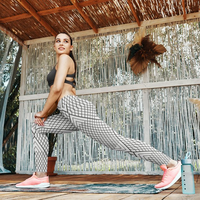 Legging Triângulo abstrato Linhas (Criador carregado)