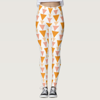 Legging Triângulo Geométrico Ousado Colorido