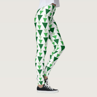 Legging Triângulo Geométrico Ousado Colorido