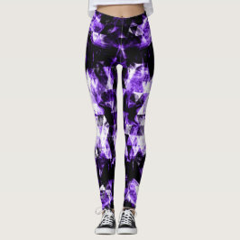 Legging Triângulo ultravioleta roxo e violeta