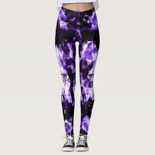Legging Triângulo ultravioleta roxo e violeta