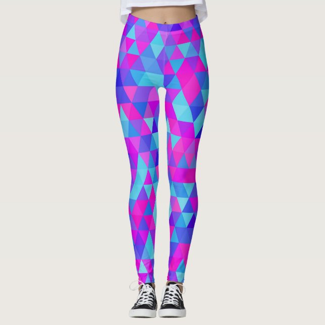 Legging Triângulos Coloridos (Frente)