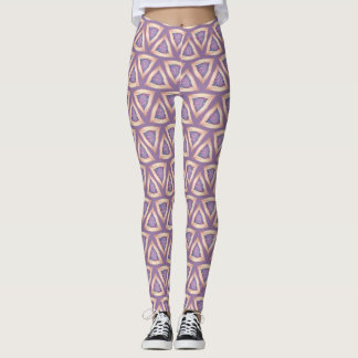 Legging triângulos texturizados