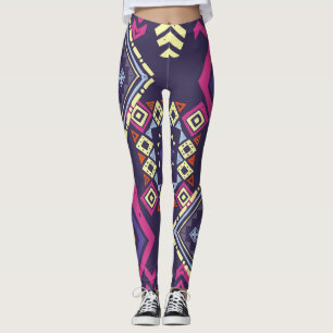Legging Tribal, origem geométrica primitiva.