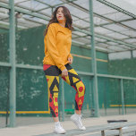 Legging Tribal original<br><div class="desc">Vejam a diferença vestindo estas leggings por arte tribal. Estes são designs clássicos de máscaras tribais que dão à sua roupa um visual vibrante e distinto. Tente e nos dê seu feedback.</div>