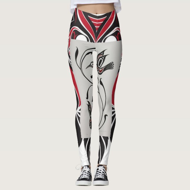 Legging Tribal Owl Majestade (Frente)