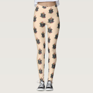 Legging Trick ou Tratar Caldeirão Docente