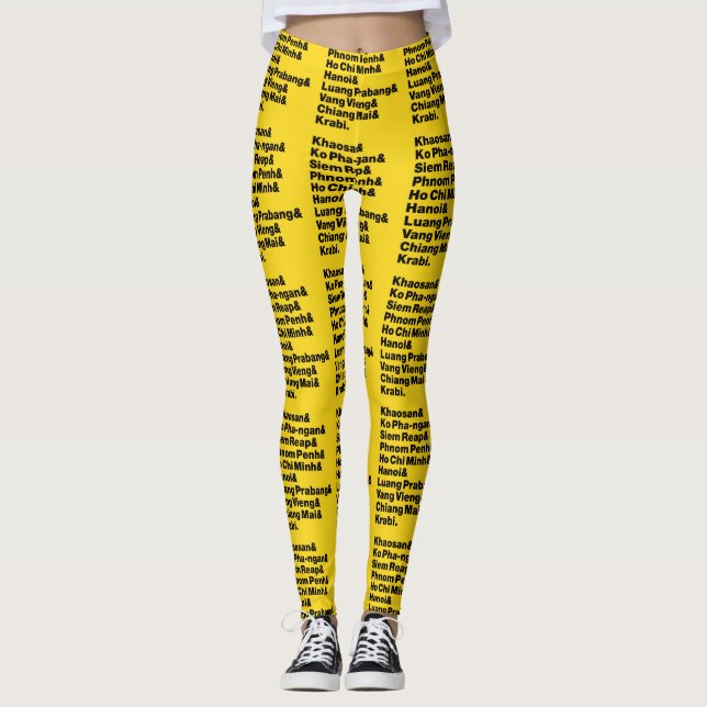 Legging Trilha / Circuito de Banana Pancake (Frente)