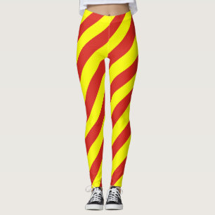 Legging Trilha Diagonal das Cores de Bandeiras Nacionais d