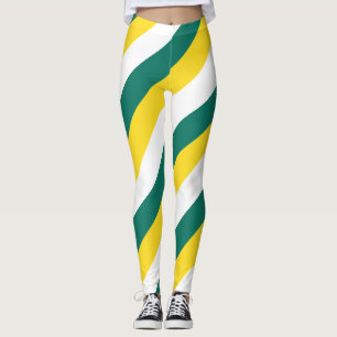 Legging Trilha Diagonal das Cores de Bandeiras Nacionais d