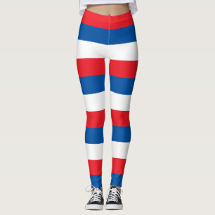 Legging Trilha Horizontal das Cores de Bandeira Nacionais