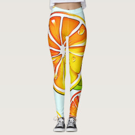 Legging Trilha Laranja: Citros