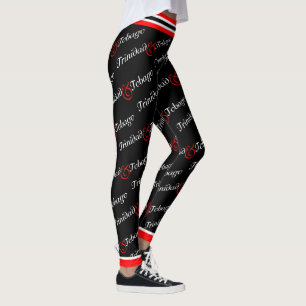 Legging Trini / Patriótico Trinidad e Tobago - Preto