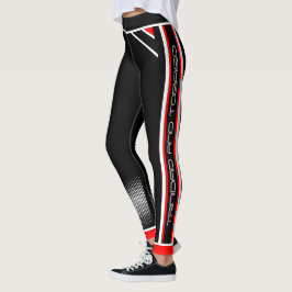 Legging Trinidad e Tobago on (Preto Branco Vermelho)