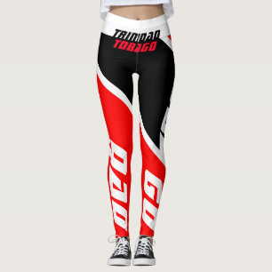 LEGGING TRINIDAD TOBAGO FLAG LEGGINGS. ACD PARÂMICA