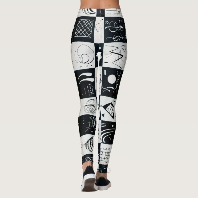 Legging Trinta, Abstração Biomórfica - Kandinsky (Verso)