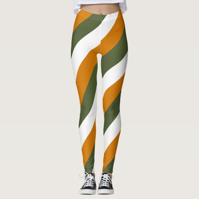 Legging Tripas de Bandeiras Nacionais de Chipre (Frente)