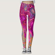 Trippy Abstrato Magenta - Arco-íris Magenta - Colo
