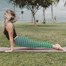 Triquete de Gradiente Azul com Faixa Verde Horizon