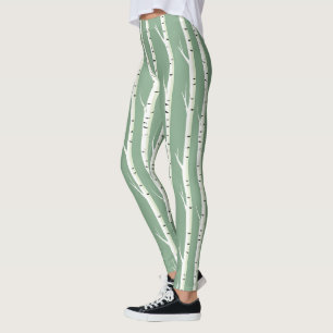 Legging Tronco de Árvore de Prata
