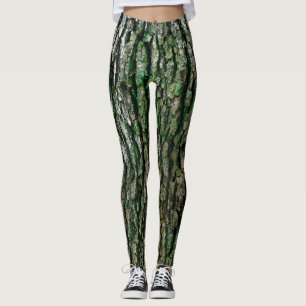 Legging Tronco de árvores (Latido de madeira)