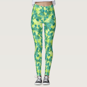Legging Tropical de Pineapple Camo Hawaiian