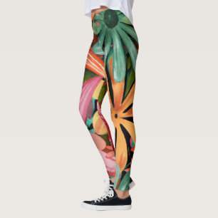 Legging tropical/havaiano/floral/floral