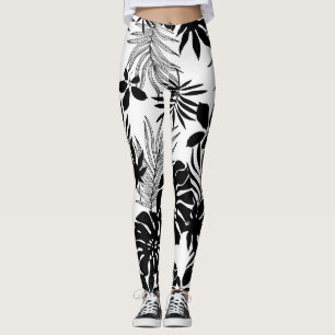 Legging Trópicos brancos e negros: natureza silenciada