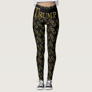 LEGGING TRUMP EUA DOURADO