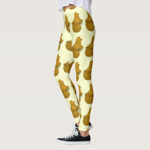 Legging Trumpeter Pigeon Amarelo