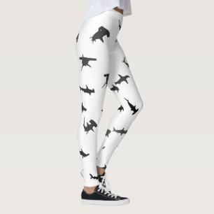 Legging Tubarão-martelo Minimalista Padrão Tubarão-Martelo