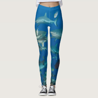 Legging Tubarões de Coral