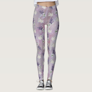 Legging Tuberose e Blooms de Lavanda