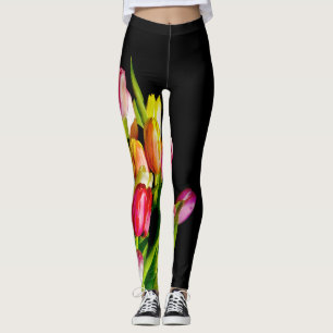 Legging Tulip Painting - Arte Flor Original