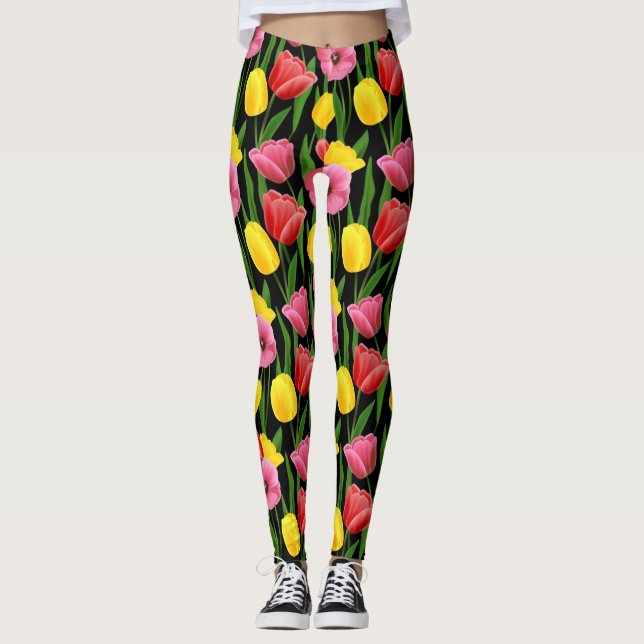 Legging Tulipas de primavera (Frente)
