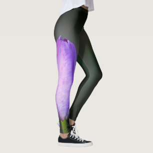 Legging Tulpa Roxa em Preto Enfumaçado