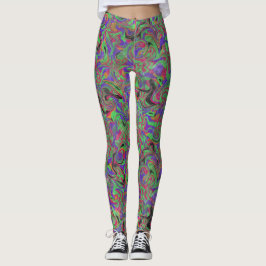 Legging Turbilhão de Tinta Impassível Haze
