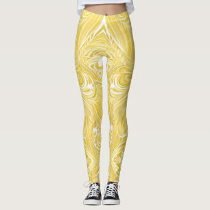 Legging turbilhões de ouros