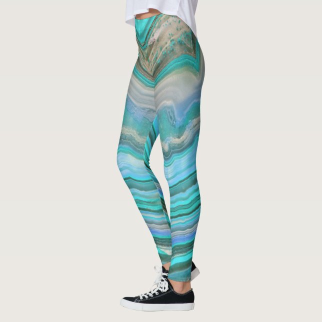 Legging turquesa (Esquerda)