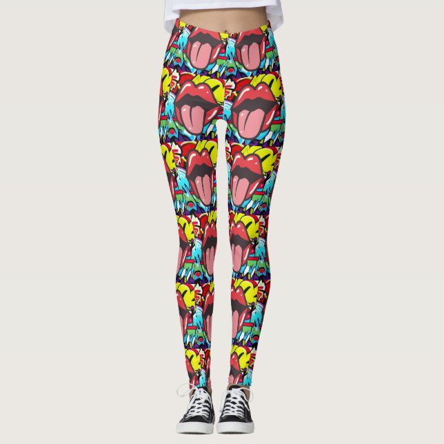 Legging Twister da língua (Frente)
